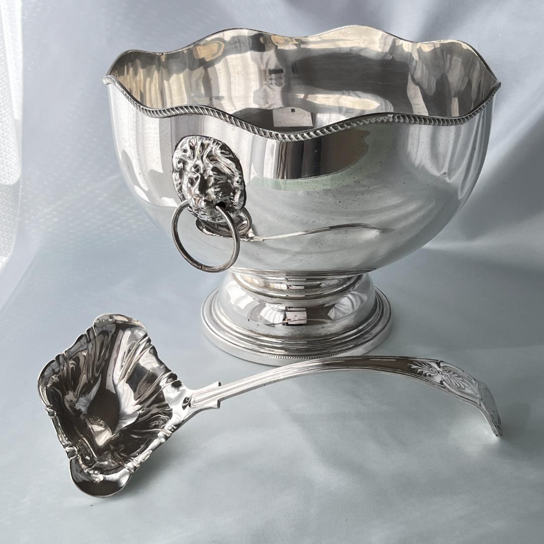 【Arthur Price】ライオンのワインクーラー / パンチボウル レードル