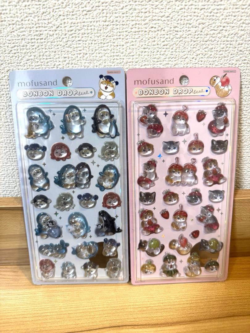 【正規品】mofusand ボンボンドロップ シール 2シートセット