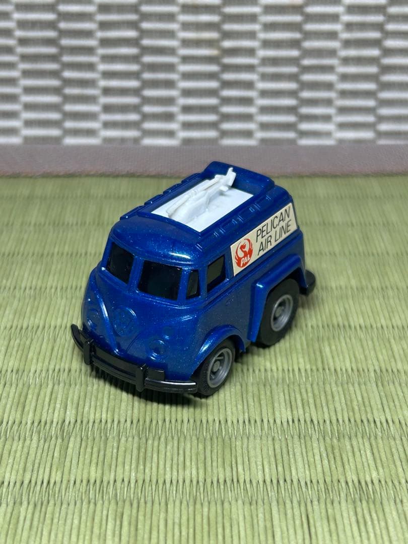 タカラ チョロQ A-18 ワーゲン マイクロバス ブルーメタリック