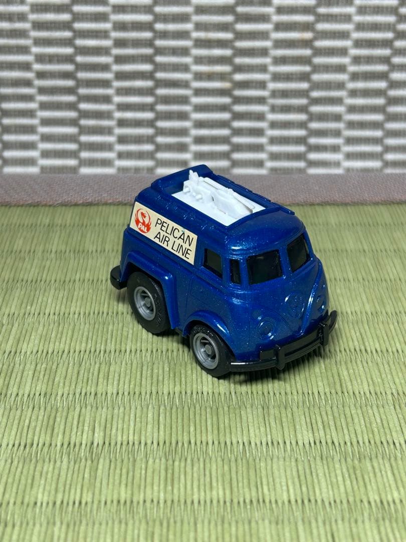 タカラ チョロQ A-18 ワーゲン マイクロバス ブルーメタリック
