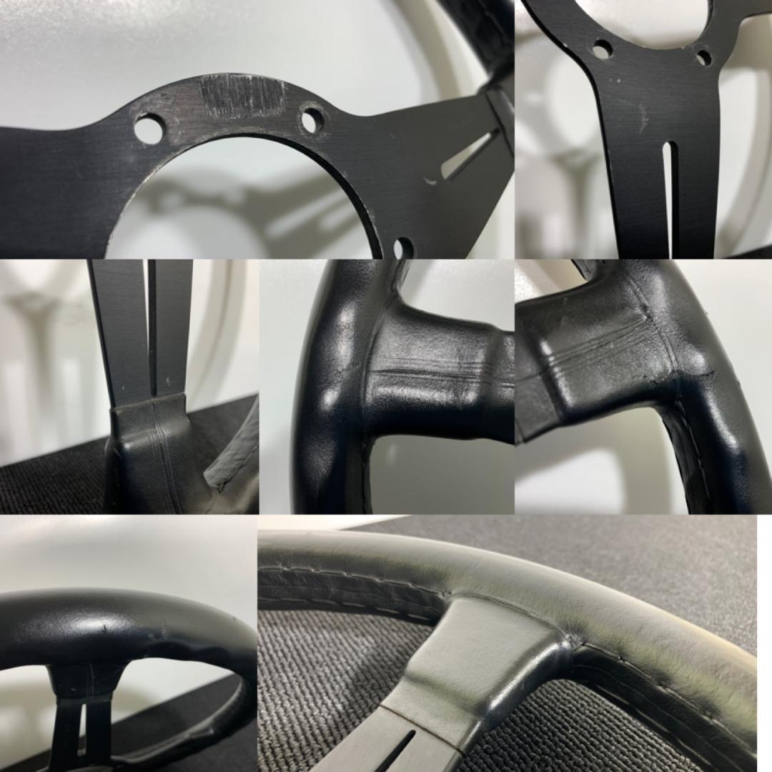 ナルディ クラシック 36パイ ブラックレザー 美品 ホーンボタン付き