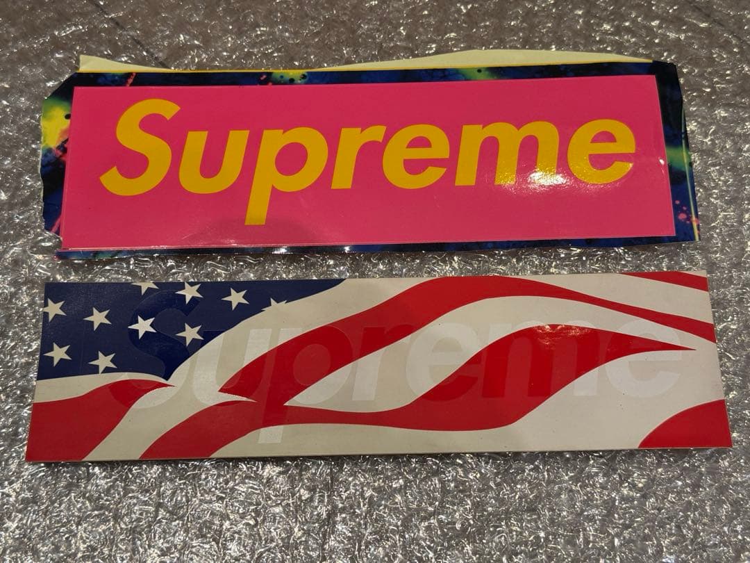 Supreme Box Logo ステッカー パトリオット　本物保証　オマケ付