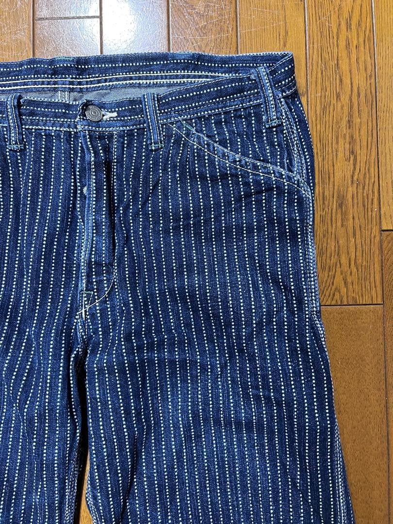 フラットヘッド WPN-03W ウォバッシュペインターパンツ　W36