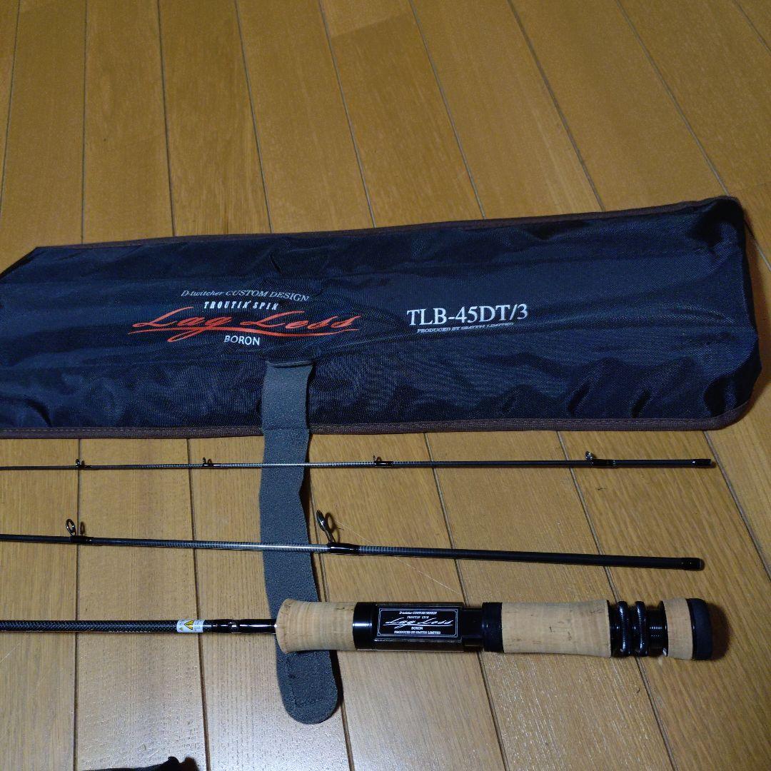 スミス・TLB-45DT/3 専用ケース付き スリーピース・ロッド❗