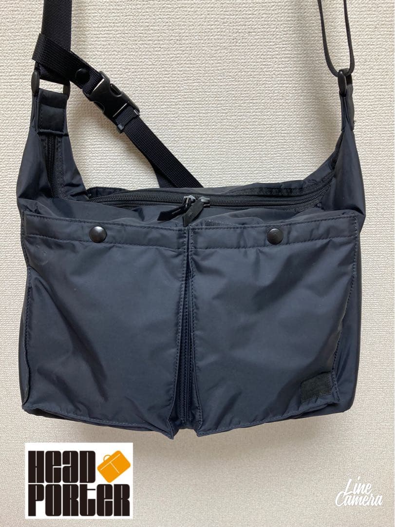 ✳️HEAD PORTER BLACK BEAUTY SHOULDER BAG