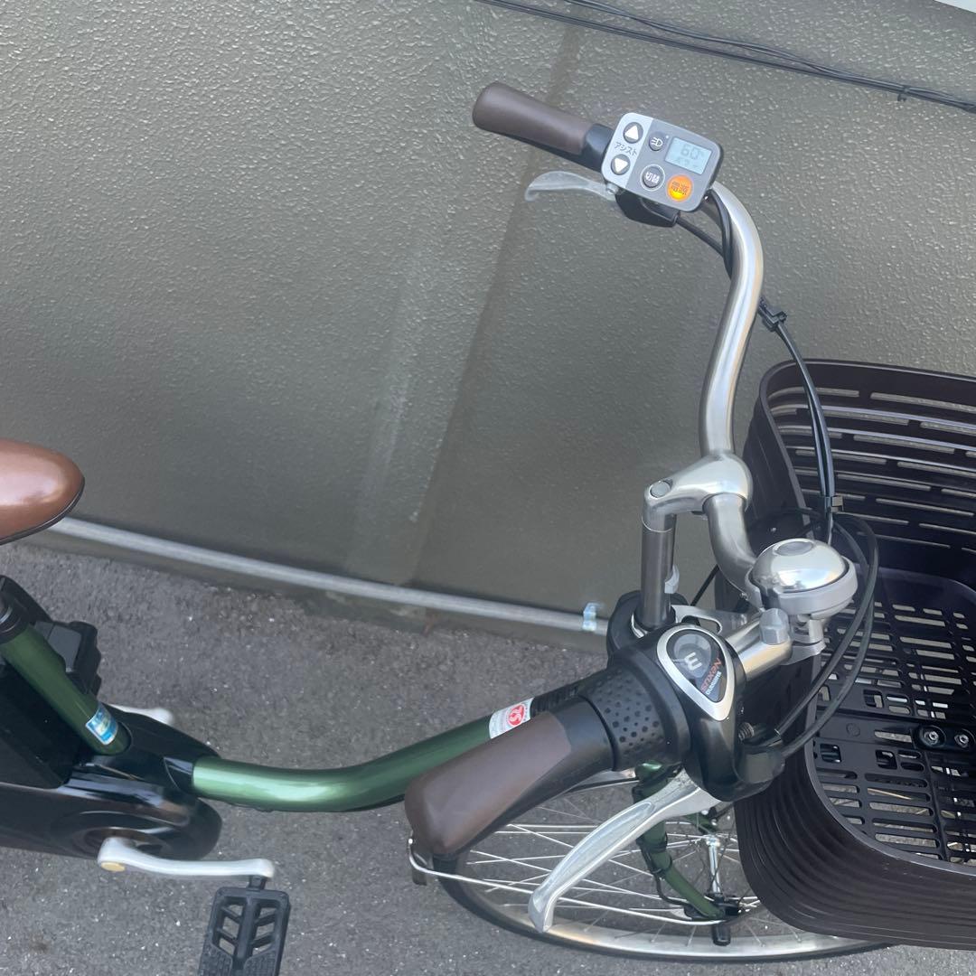 パナソニック電動アシスト自転車26インチ バッテリー16Ah グリーン