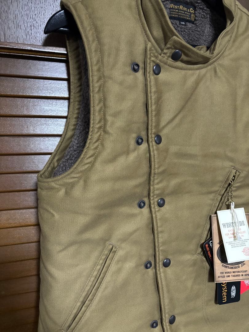 WESTRIDE ウエストライド ナパ　napa ベスト　裏ボア