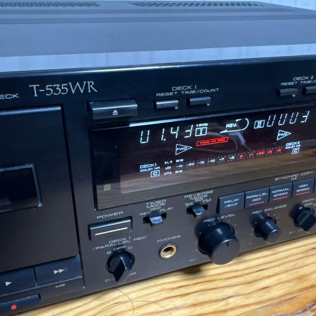 Pioneer T-535WR ダブルデッキ カセットデッキ