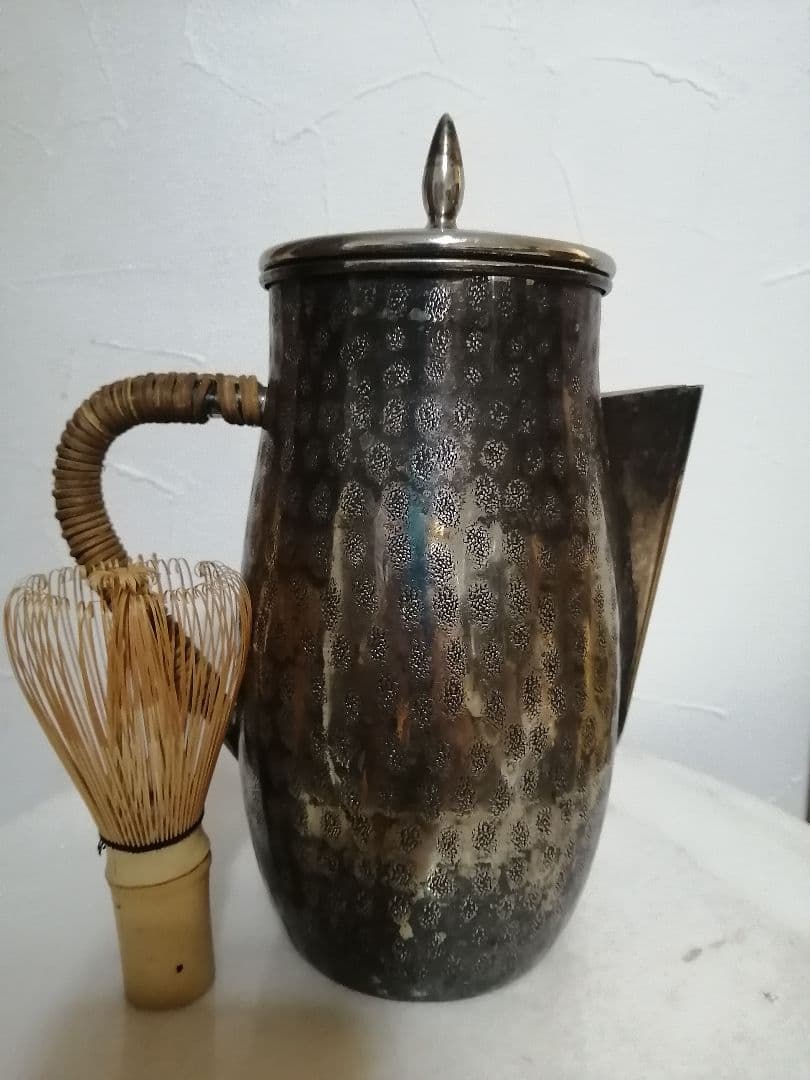 シルバー silver 銀張り ティーポット 450g