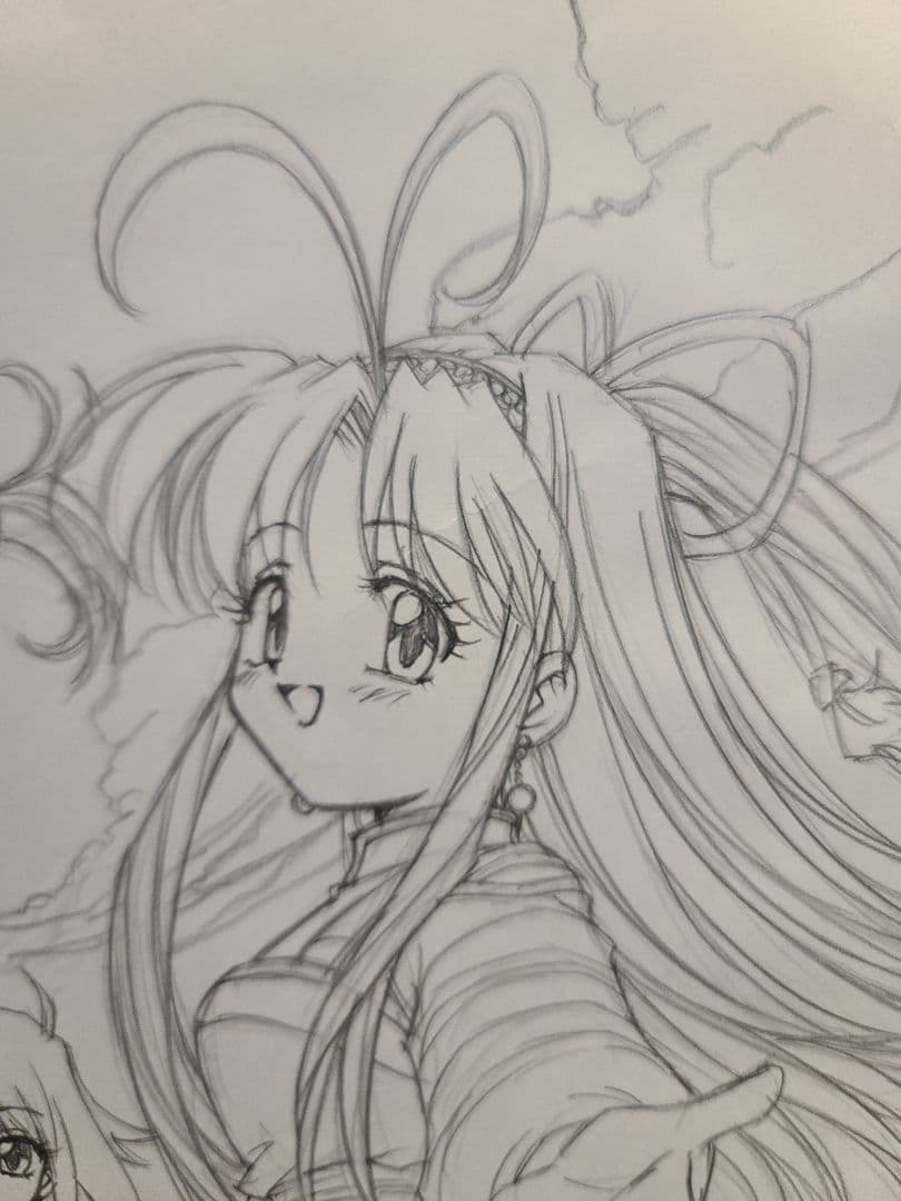 伝心　まもって守護月天！　直筆原画