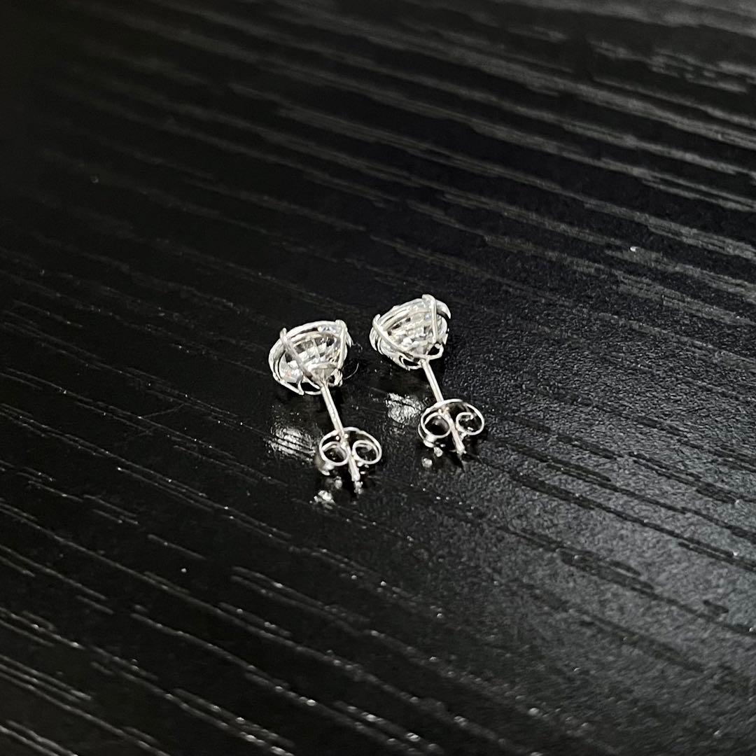 AVALANCHE アバランチ 14Kホワイトゴールド スタッズ ピアス 6mm