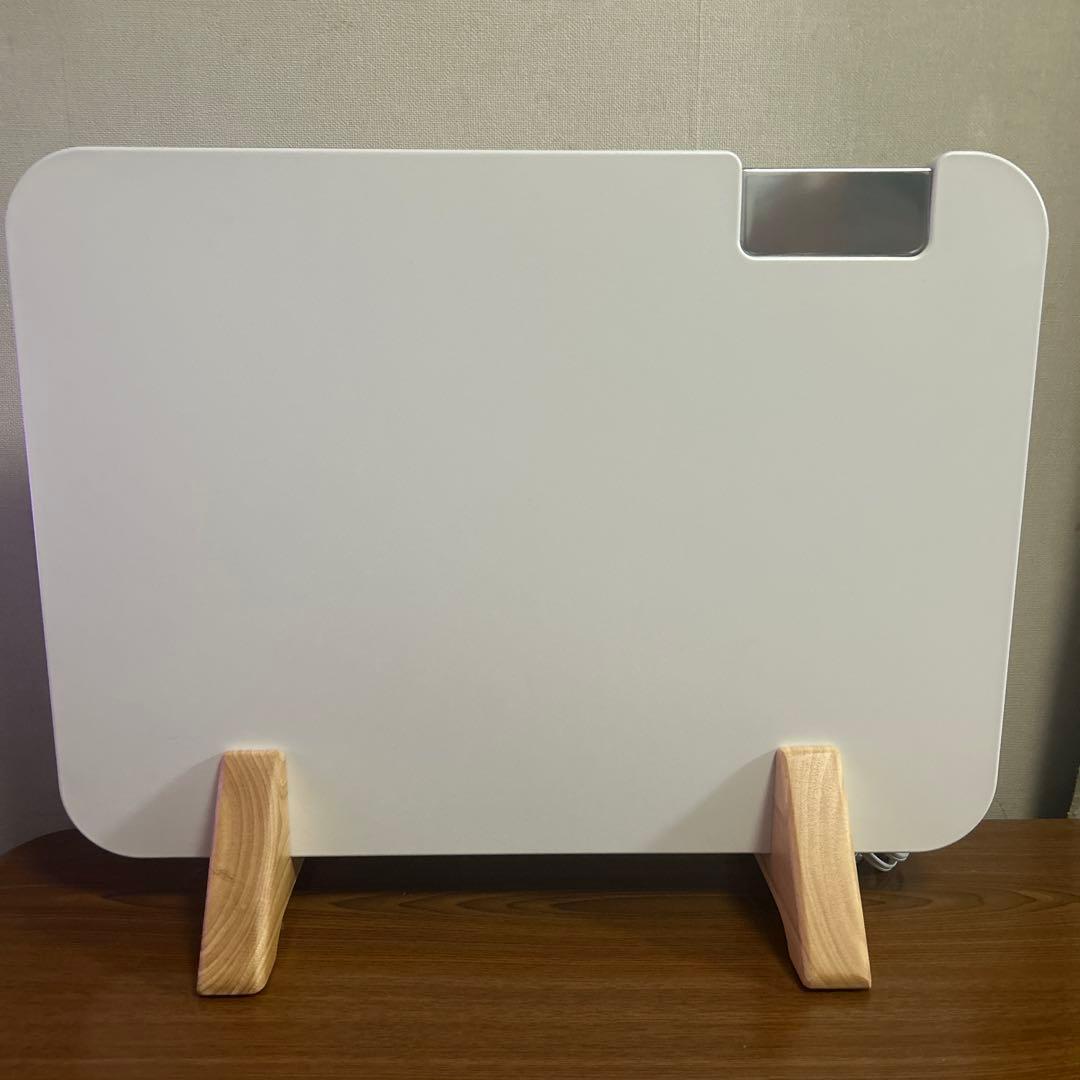 moku パネルヒーター　2024年製 800w ホワイト　白　静音　ここぽか