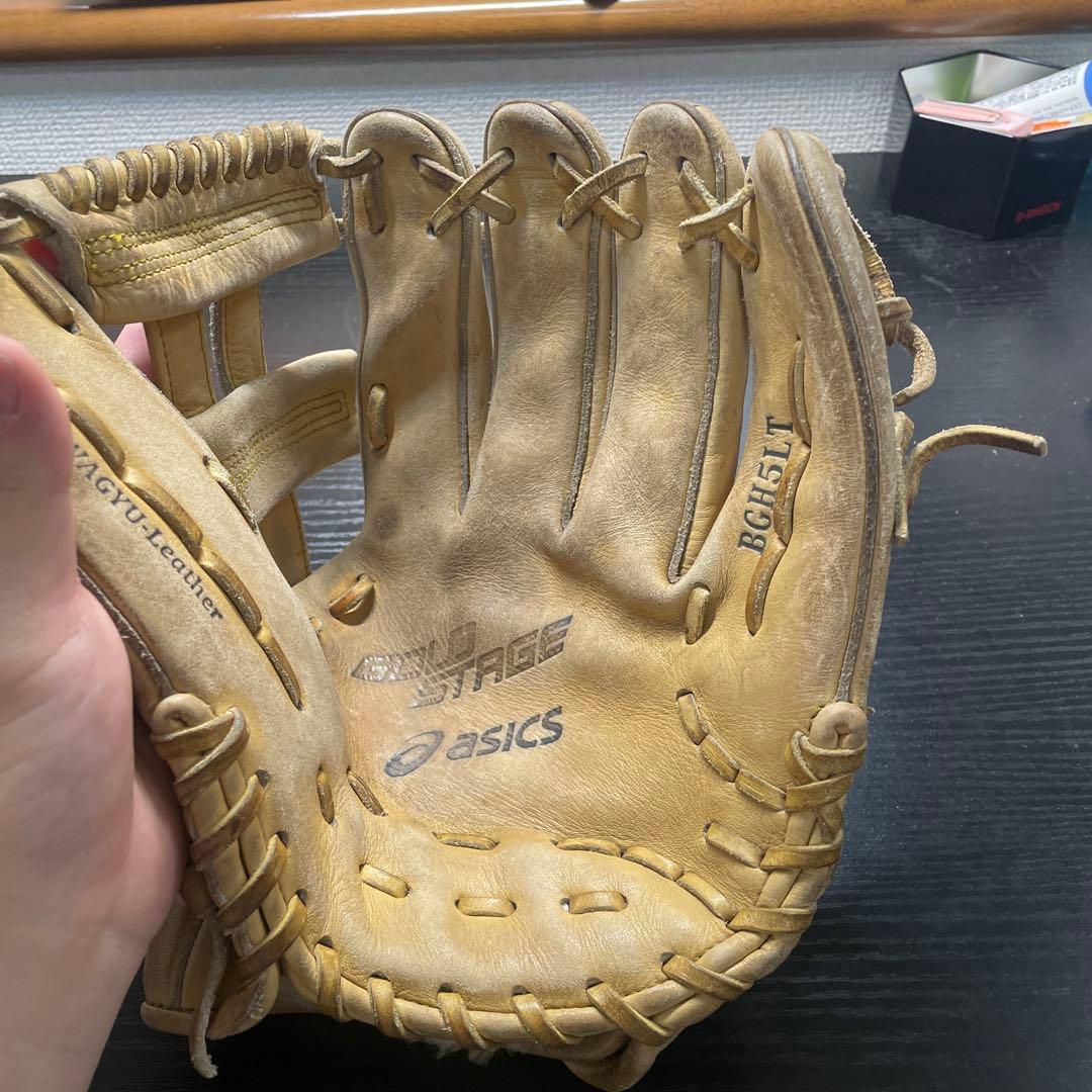 asics ゴールドステージ　硬式グローブ