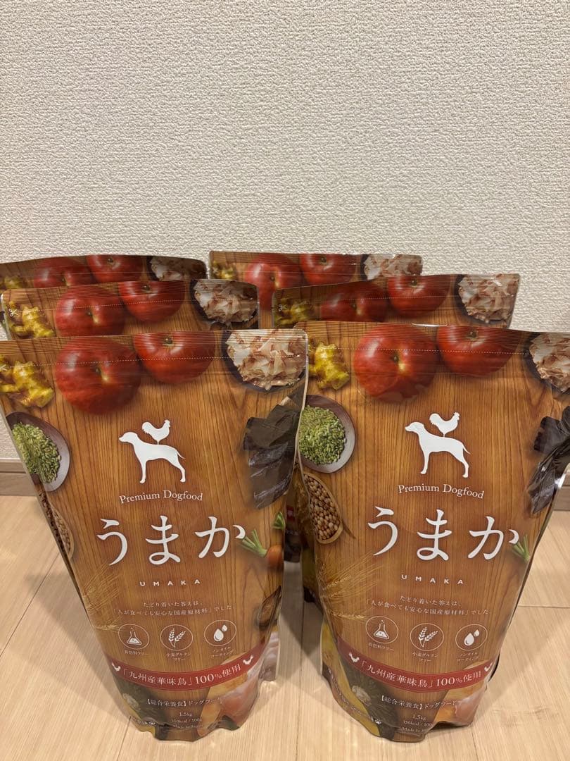 ⭐︎うまかドッグフード 1.5kg×6袋