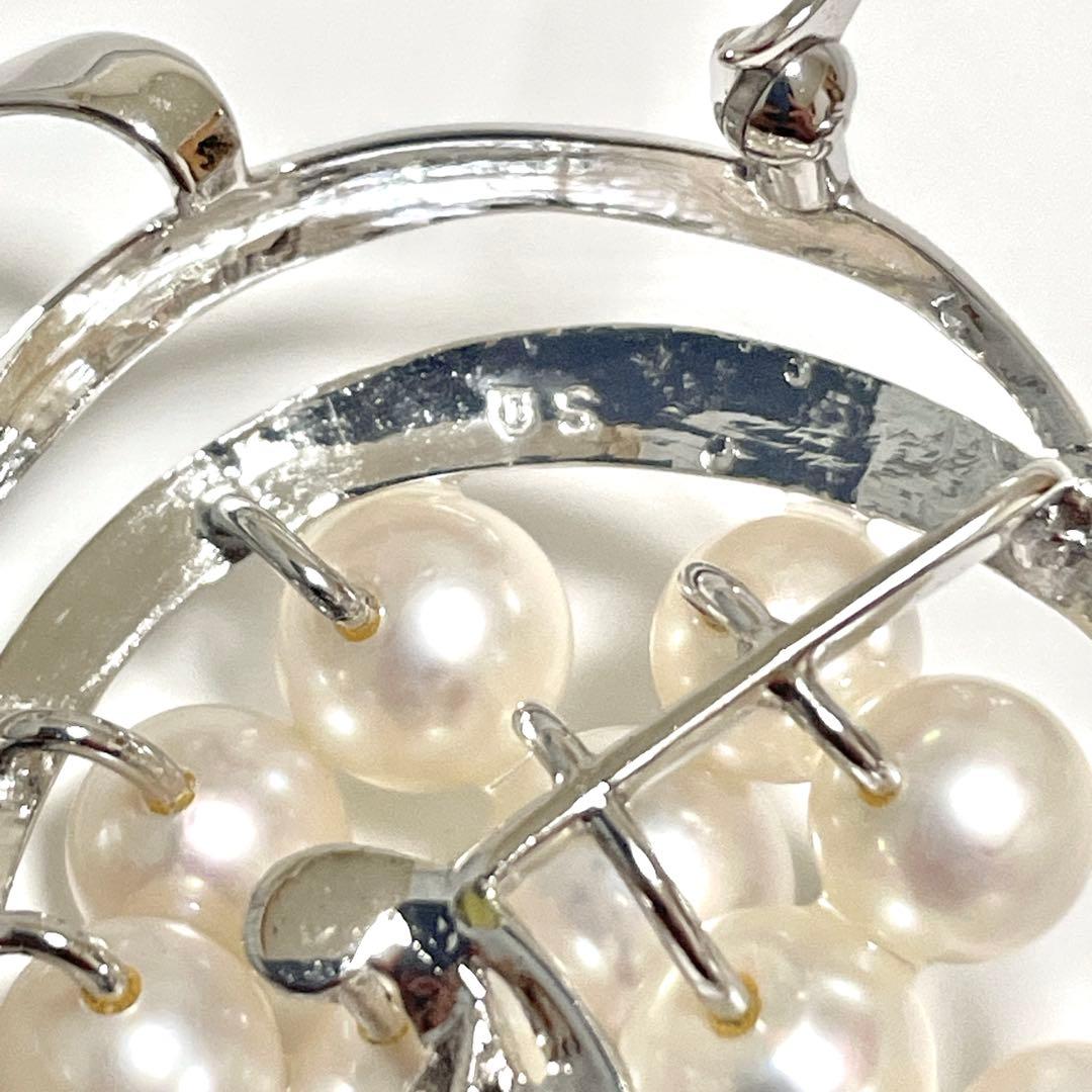 極美品✨田崎真珠 TASAKI タサキ アコヤ真珠 パール ブローチ コサージュ
