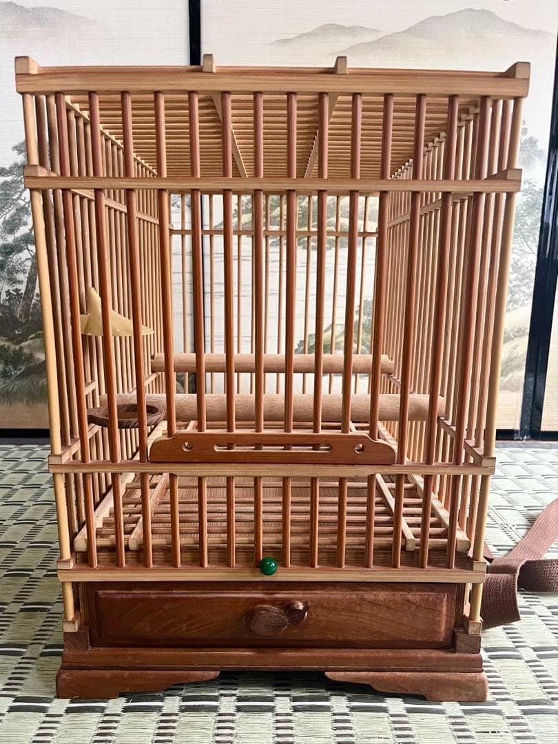木製　鳥かご　ハンドメイド