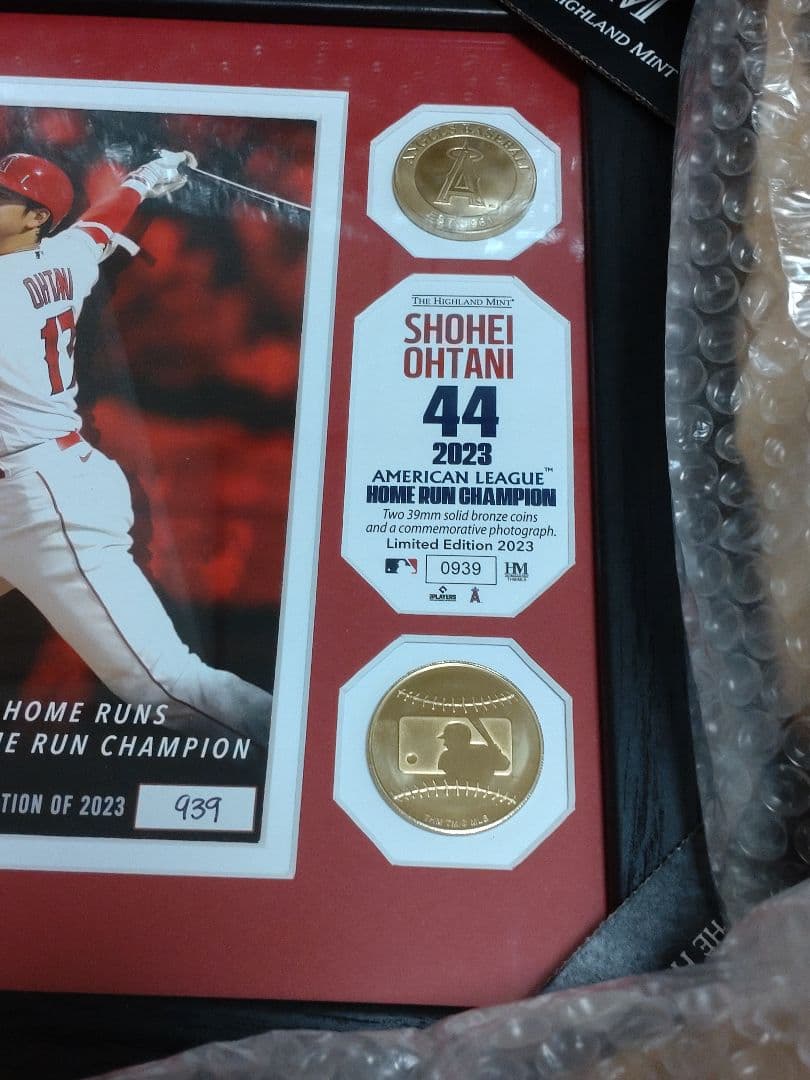 大谷翔平 2023 HR王獲得記念 ダブル フォトミント