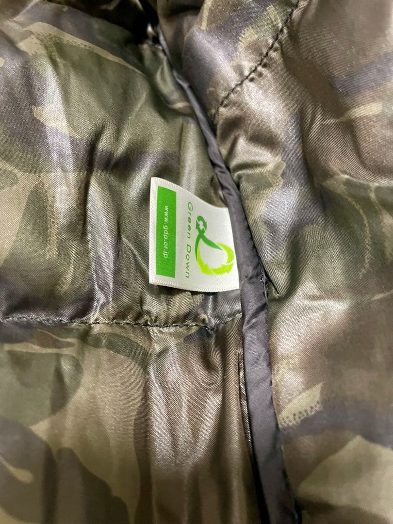 NANGA アーバンリサーチドアーズ オーロラ　ダウンジャケット S 黒 迷彩