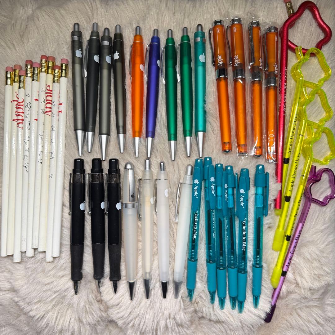 Apple アップル グッズ まとめ売り ボールペン えんぴつ コレクション