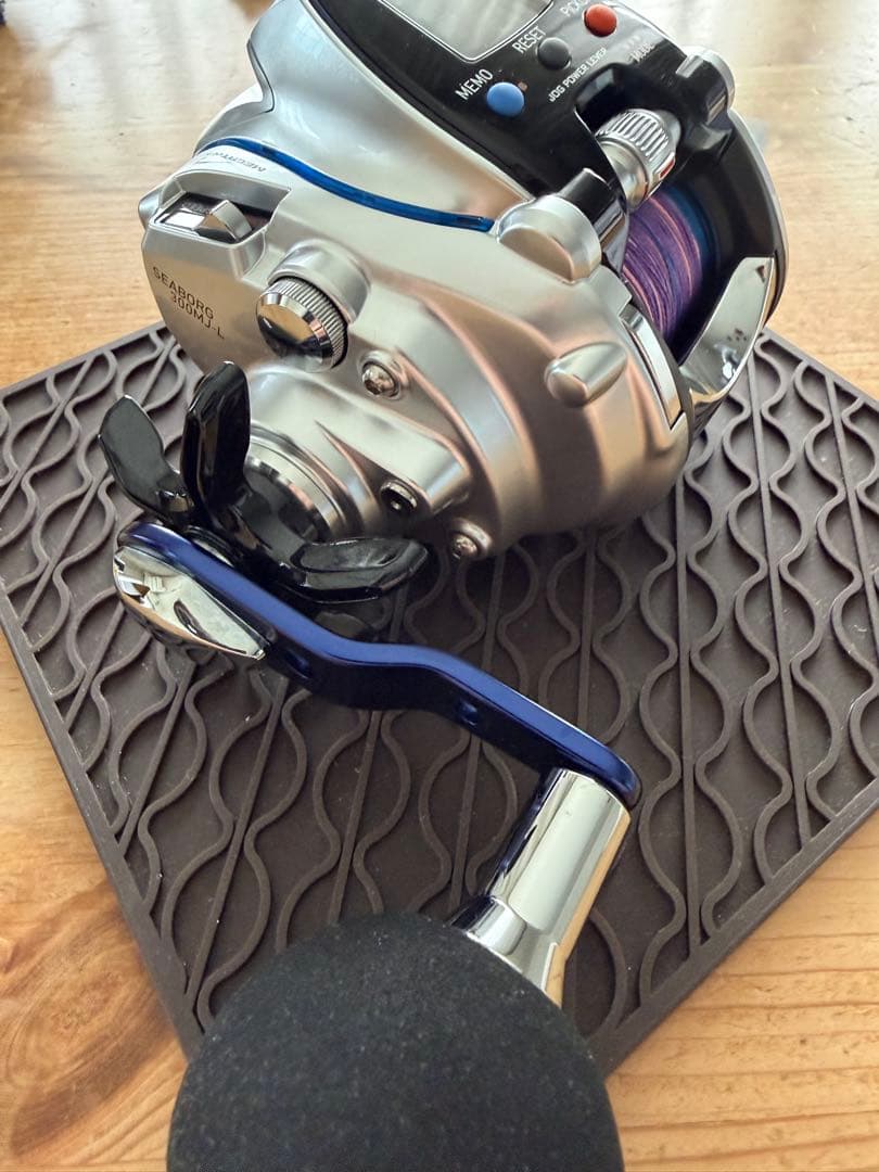 値下げ！！SEABORG 300MJ-Ｌ電動リール シルバー/ブルー