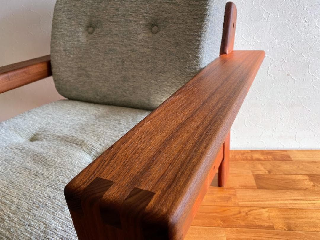 1970s ヴィンテージ KOSUGA コスガ チーク シングルソファ 仕上済