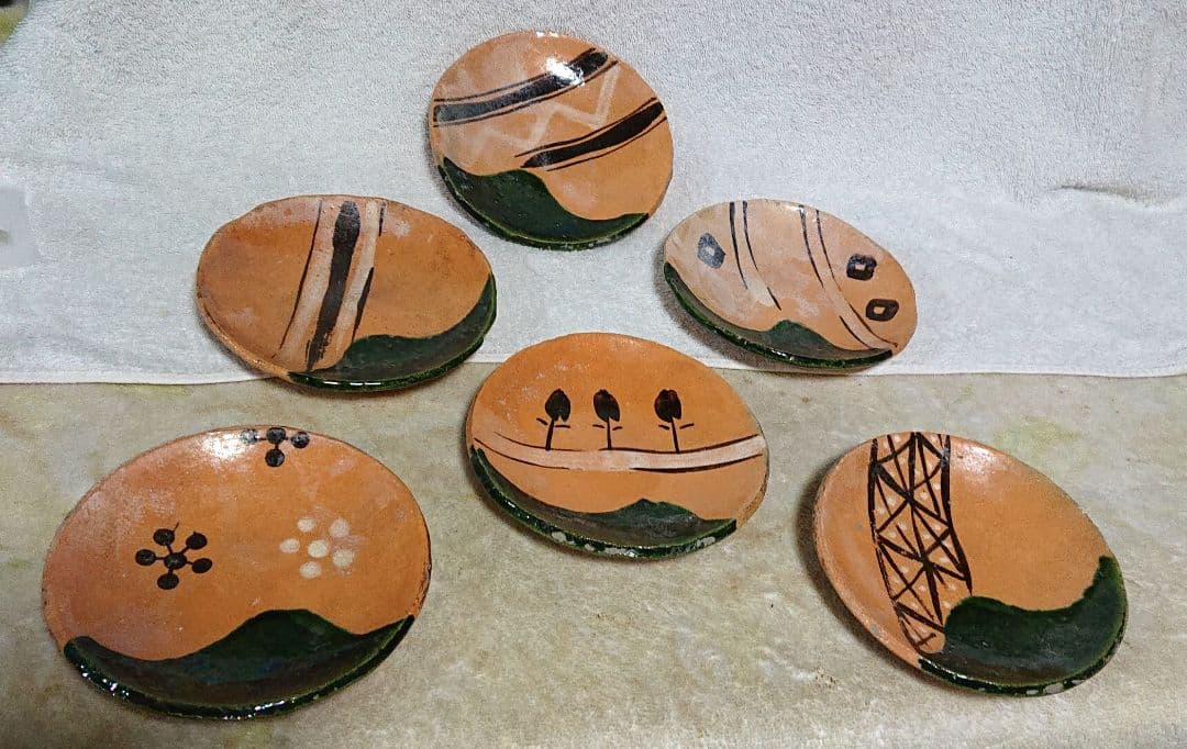 中村道年作銘々皿 6枚セット