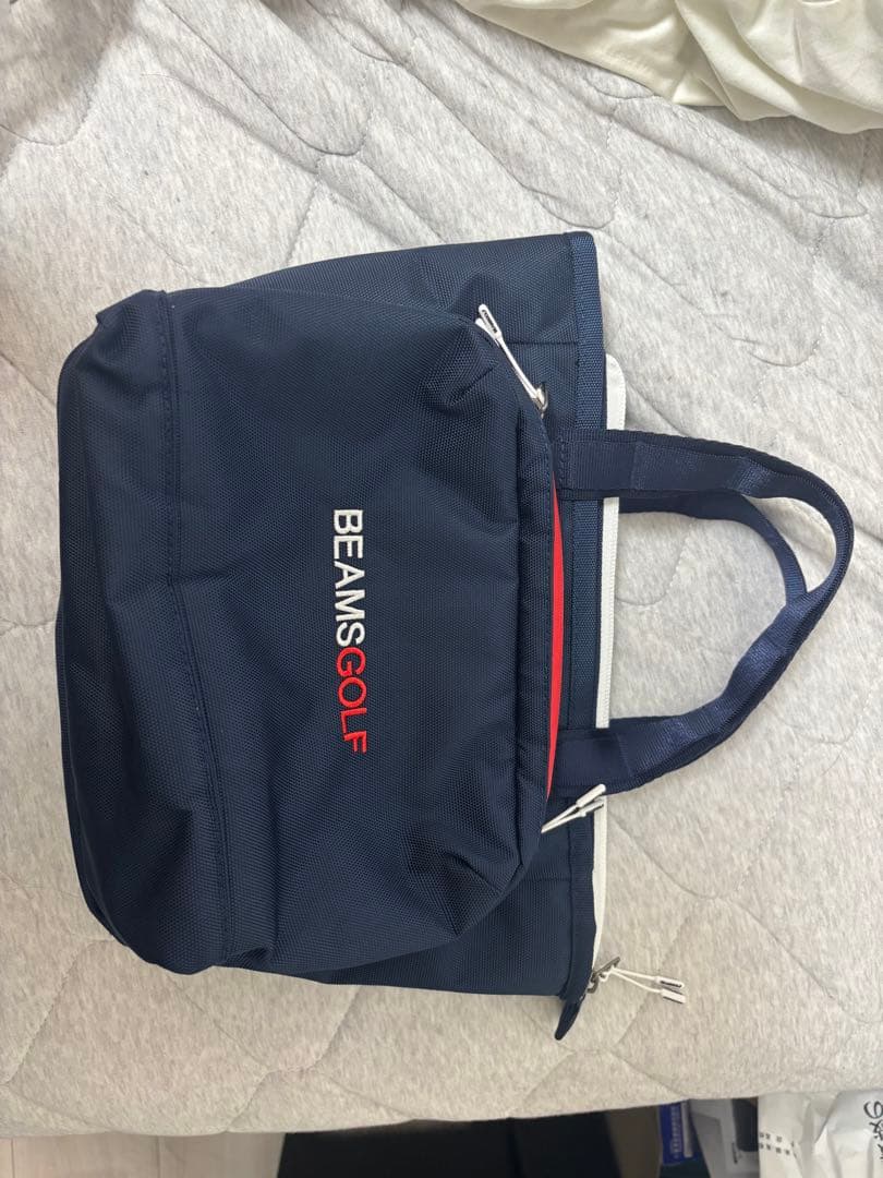 BEAMS GOLF ネイビー トートバッグ
