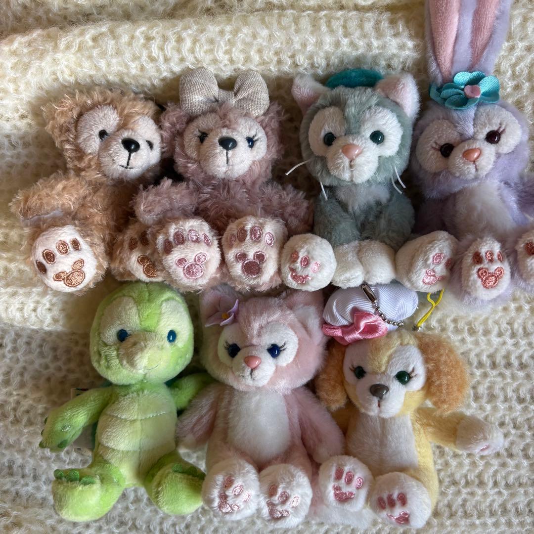ダッフィー＆フレンズ　ぬいぐるみチャーム　コンプリートセット