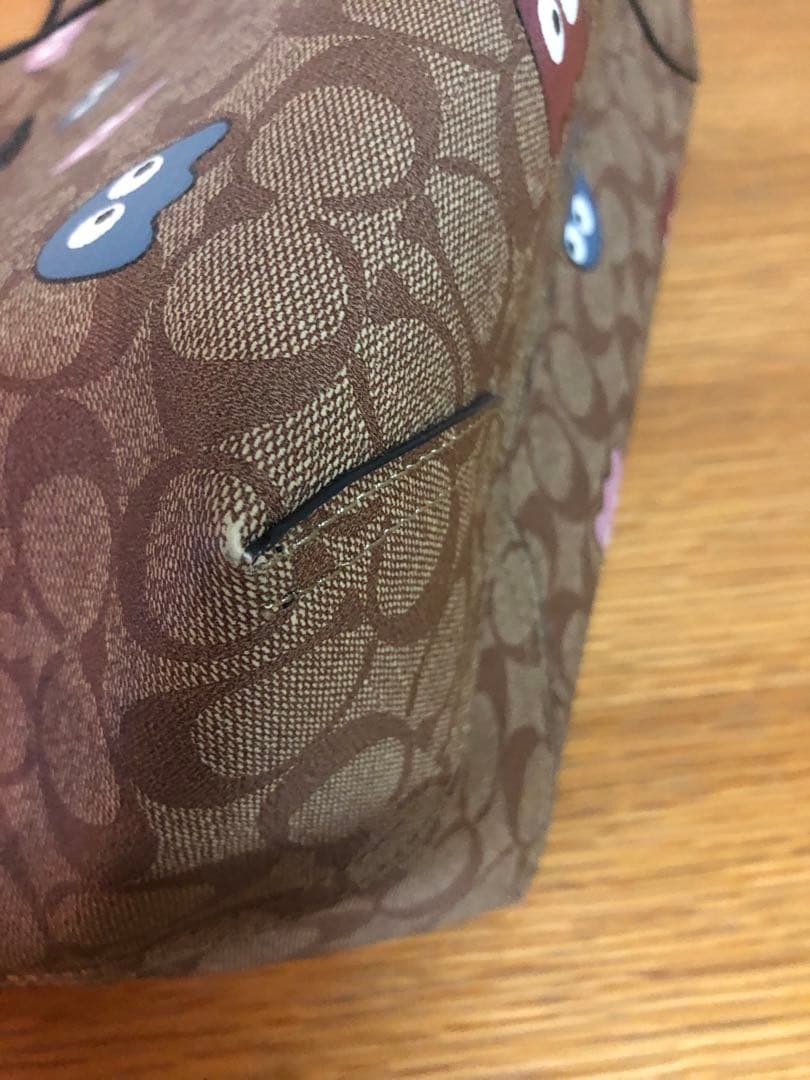 coachパックマンコラボトートバッグ美品