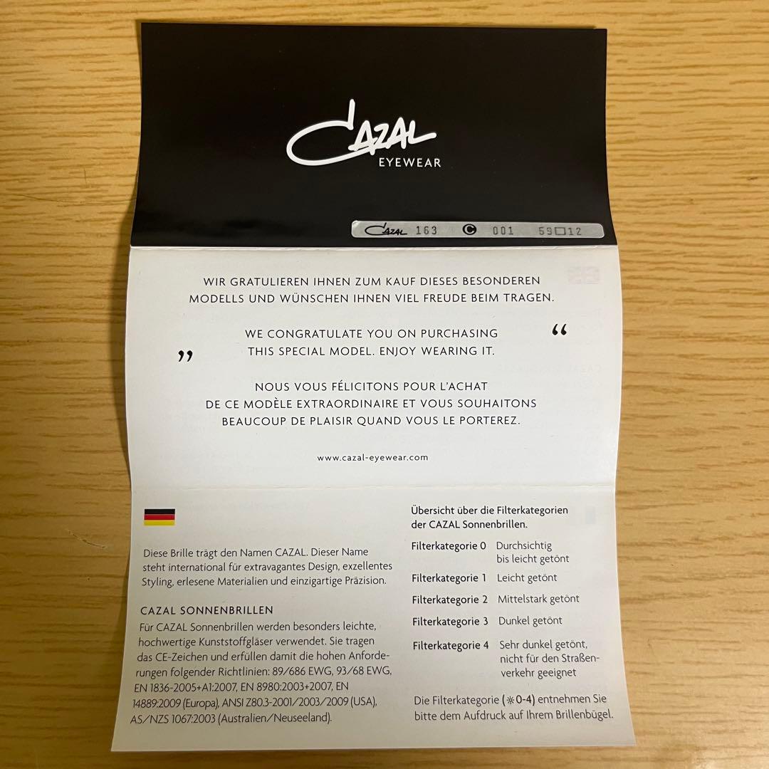 CAZAL MOD. 163 （デモレンズ）