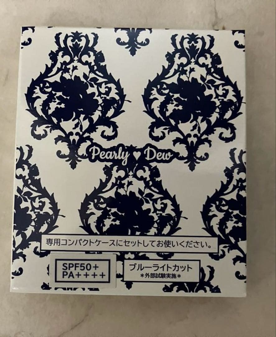 パーリーデュー新薬用リンクルリフト美白パウダークリーミーファンデーションαセット