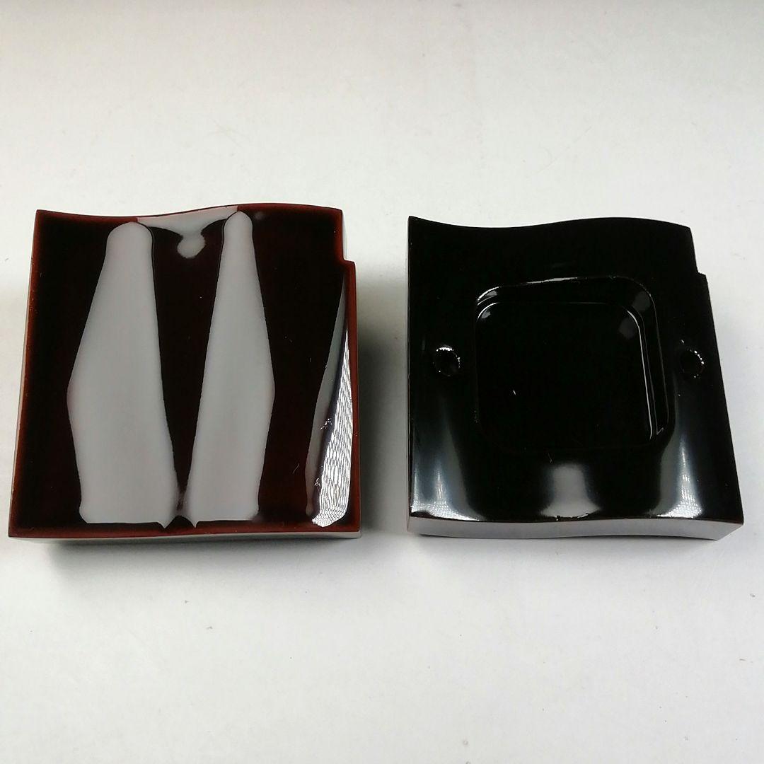 Ｔ９３４　香合　『秋野蒔絵』『瓦香合』『新谷漆峯 作』　共箱　茶道具