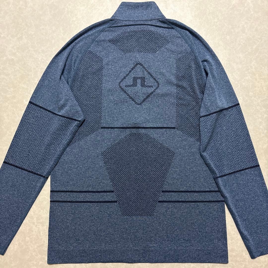 J.リンドバーグ★吸水速乾★ストレッチ★ハーフジップシャツ【メンズ サイズL】