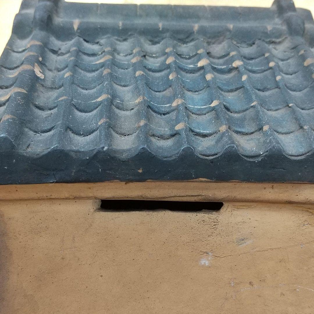 【お値下げしました！】伏見土人形　蔵型貯金箱