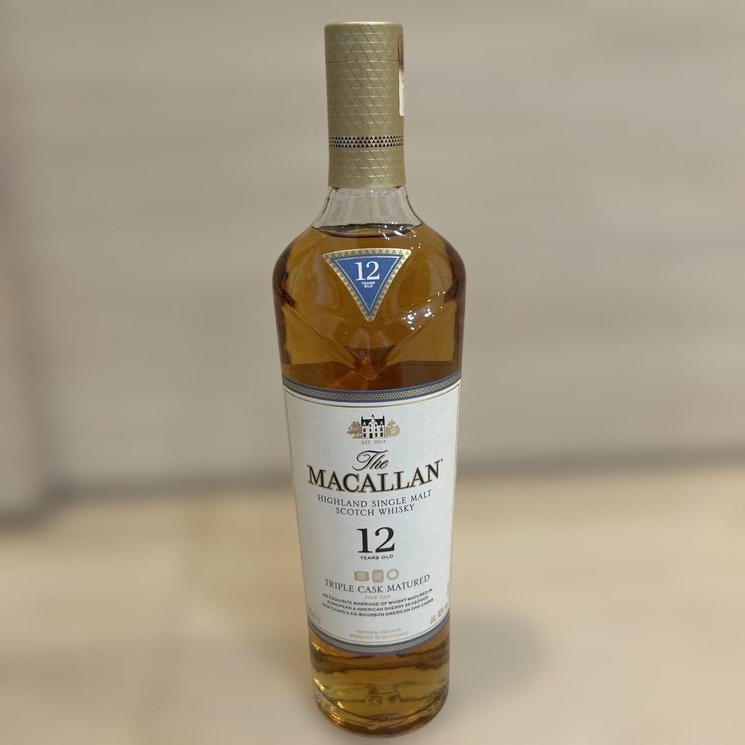 新品未開封 ザマッカラン12年 トリプルカスク700ml
