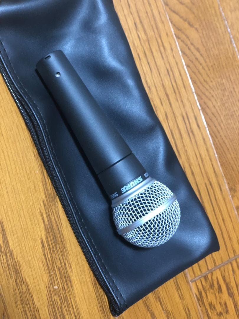 【動作確認済】SHURE SM58 ダイナミックマイク ケース付き