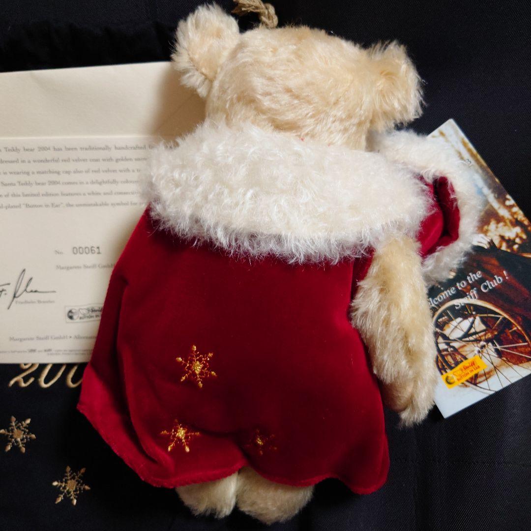 vintage steiff シュタイフ サンタ 限定1500体 テディベア