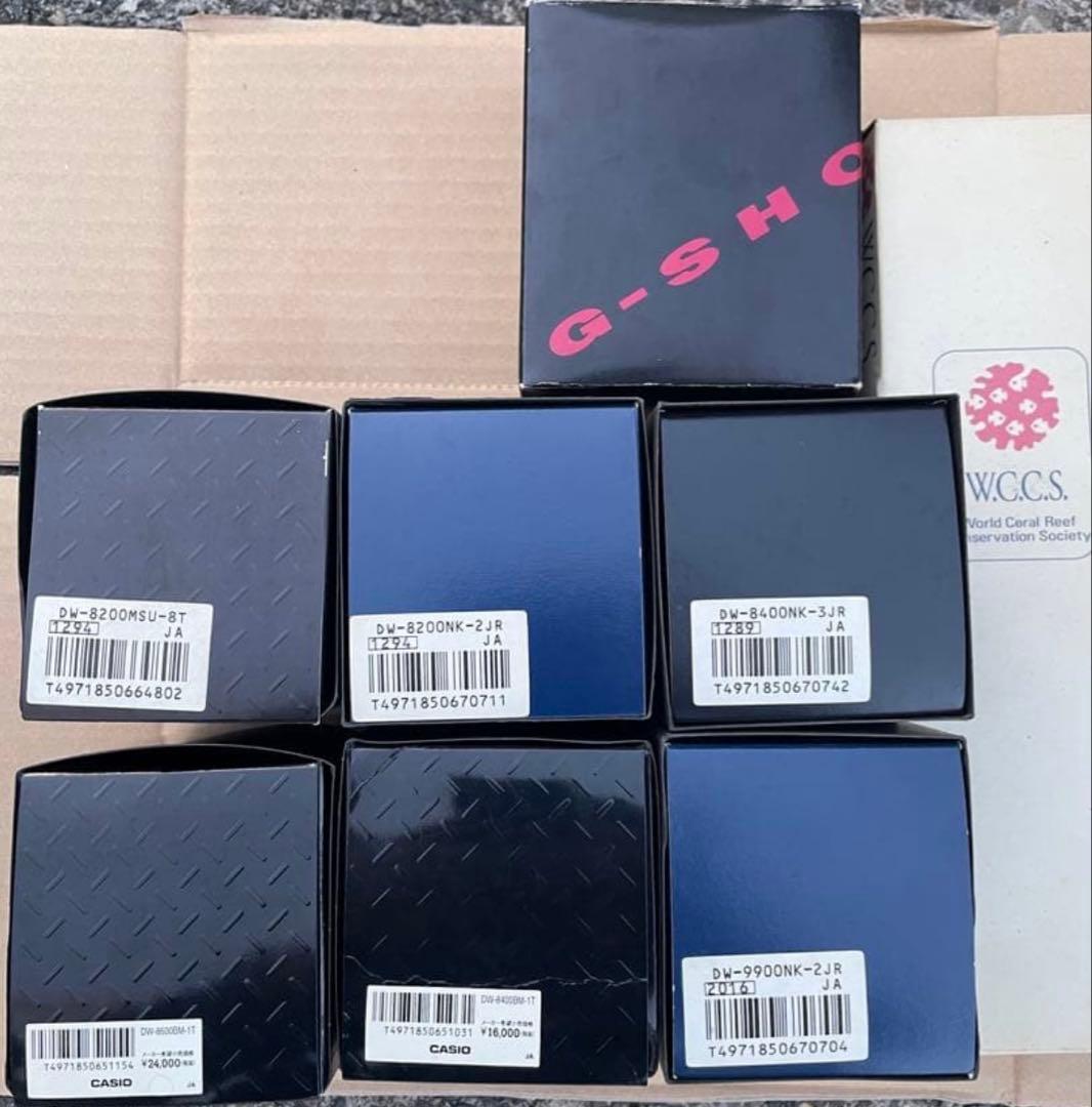 未使用☆CASIO G-SHOCK ☆8個まとめ売り　Gショック　フロッグマン