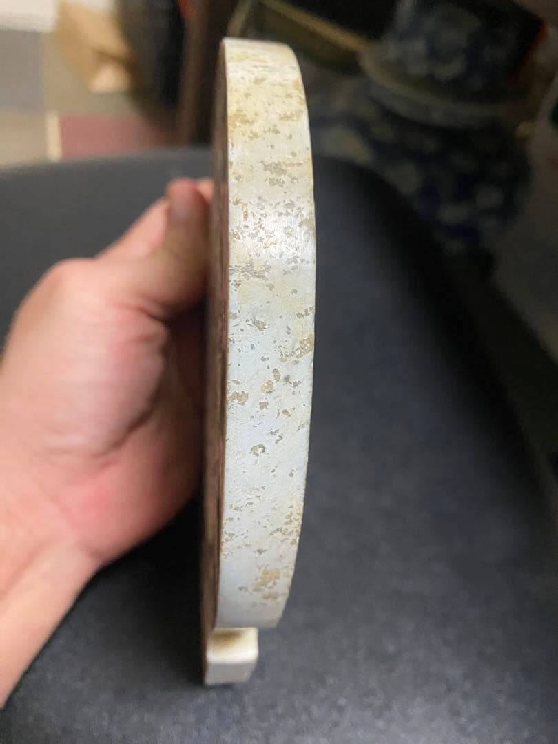 中國古美術石製の彫刻置物