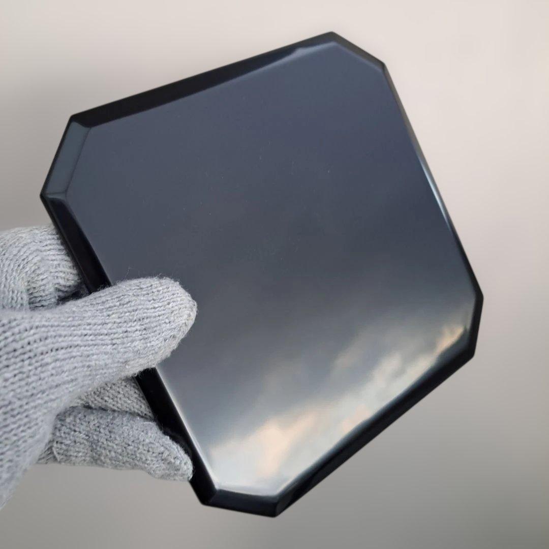 【輪島塗　5段\"縁高重】天然木製　真塗　㈱濱田屋　長期保管品