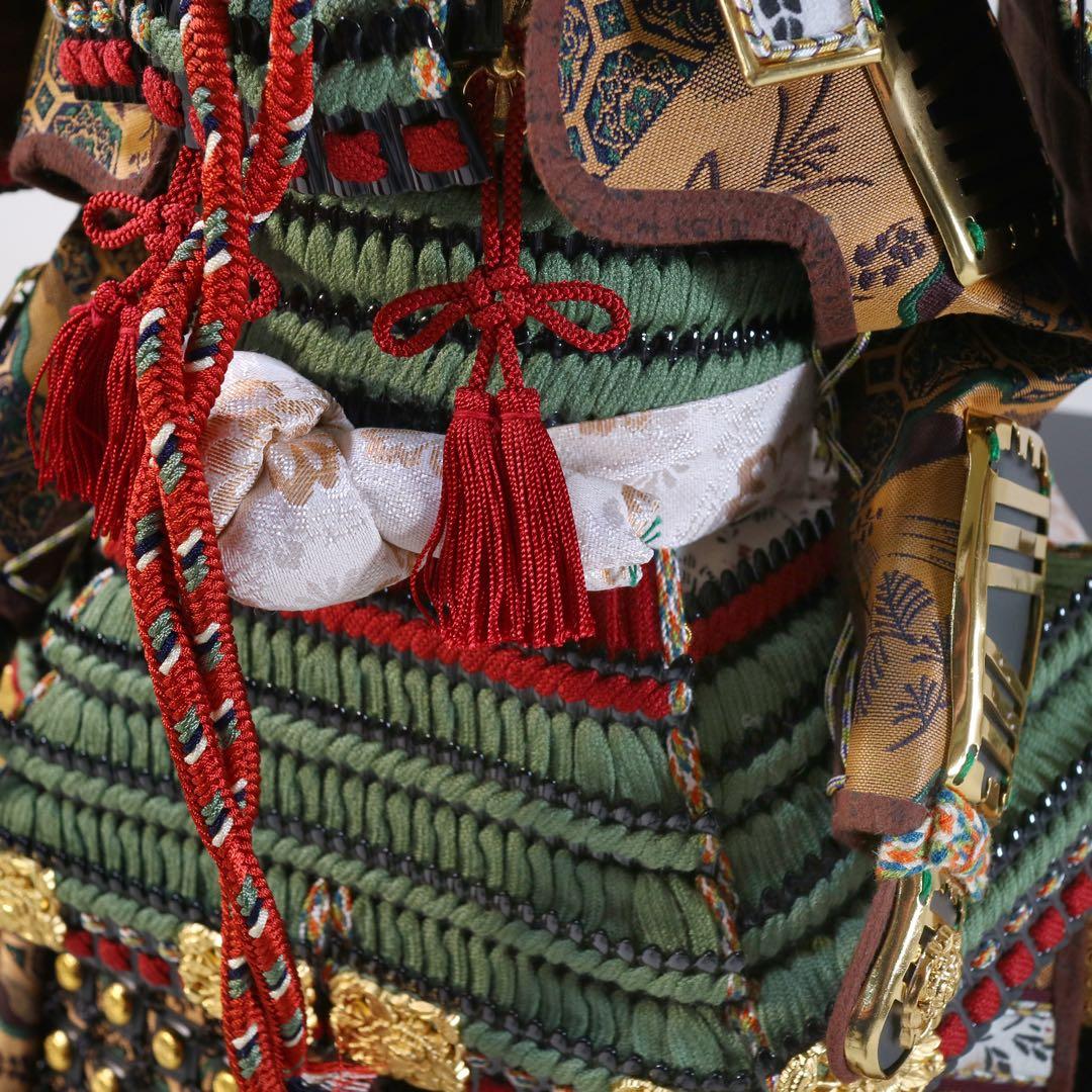 鎧飾り 正絹糸威 黒小札 大鎧 Decorative samurai armor