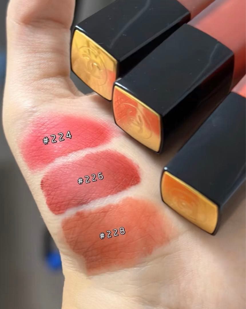 CHANEL ROUGE ALLURE LIQUID VELVET 3本セット