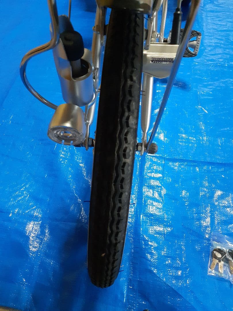 BRIDGESTONE３段変速シティサイクル シルバー