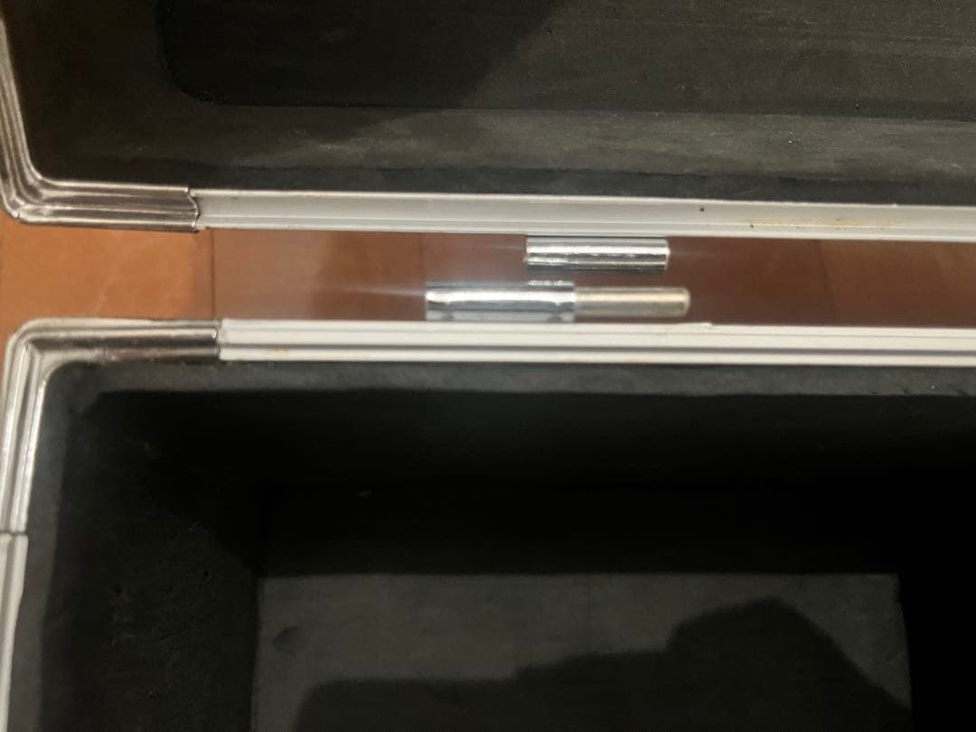 7インチレコード　シルバー　ハードケース