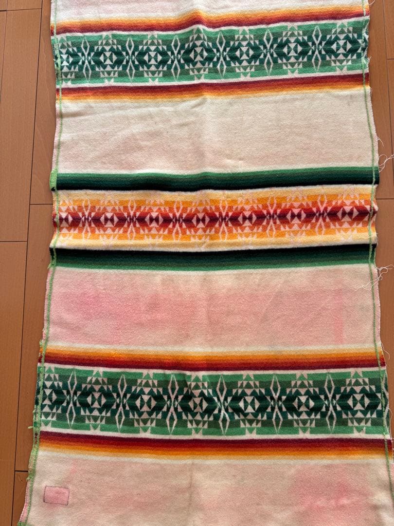 70's PENDLETON BEAVER STATE ネイティブ柄 ウールラグ