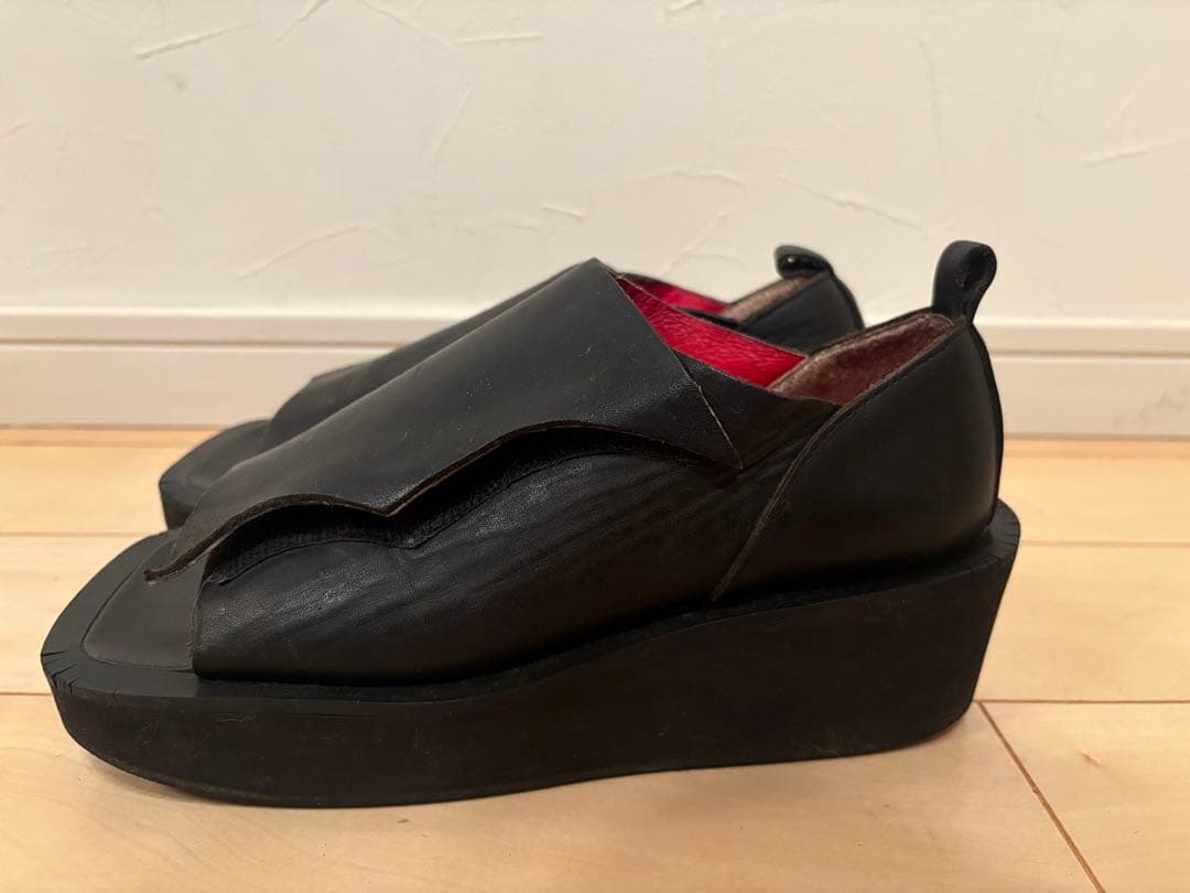 【希少】B-ZONE Nobuyuki Tamura変形厚底サンダル黒