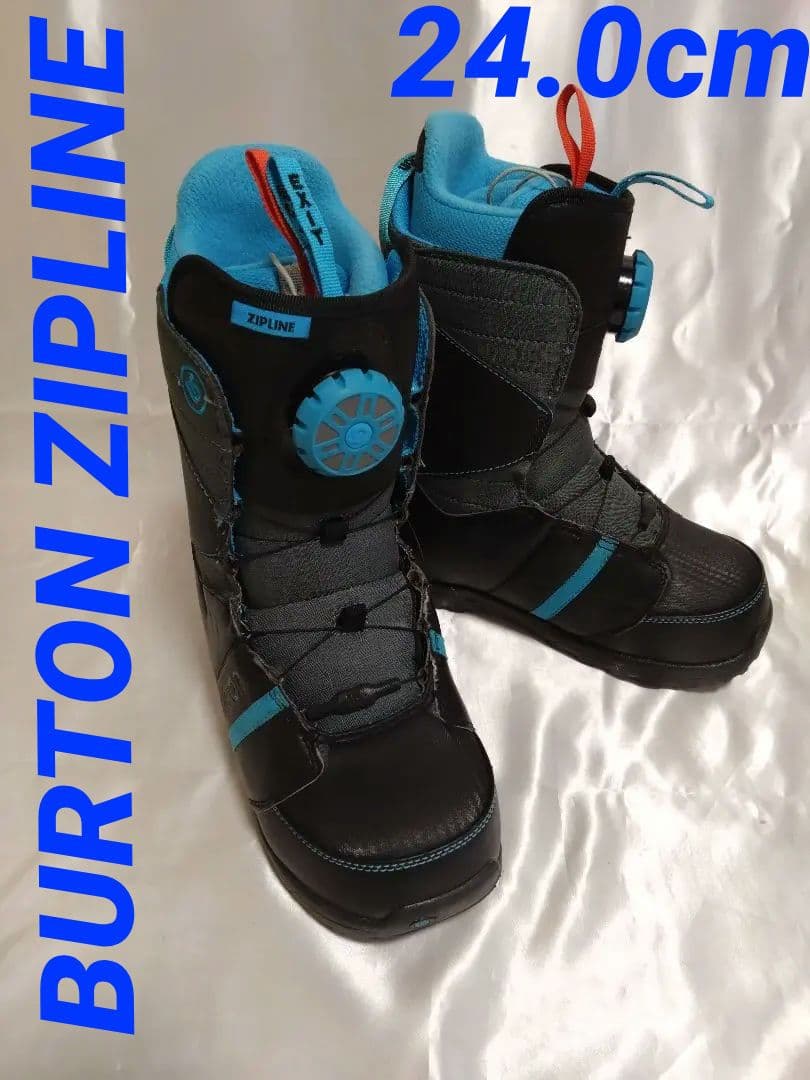 BURTON ZIPLINE スノボブーツ 24cm ジュニア バートン