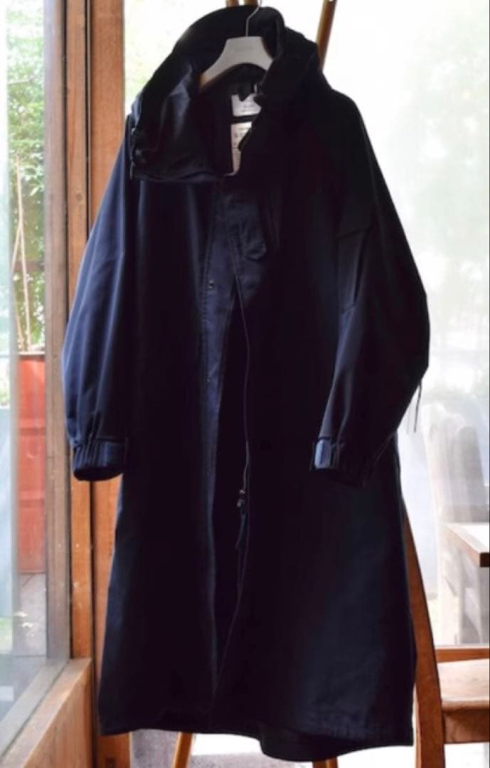 最終値下げHYKE×BIOTOP TASLAN TWILL SHELL COAT