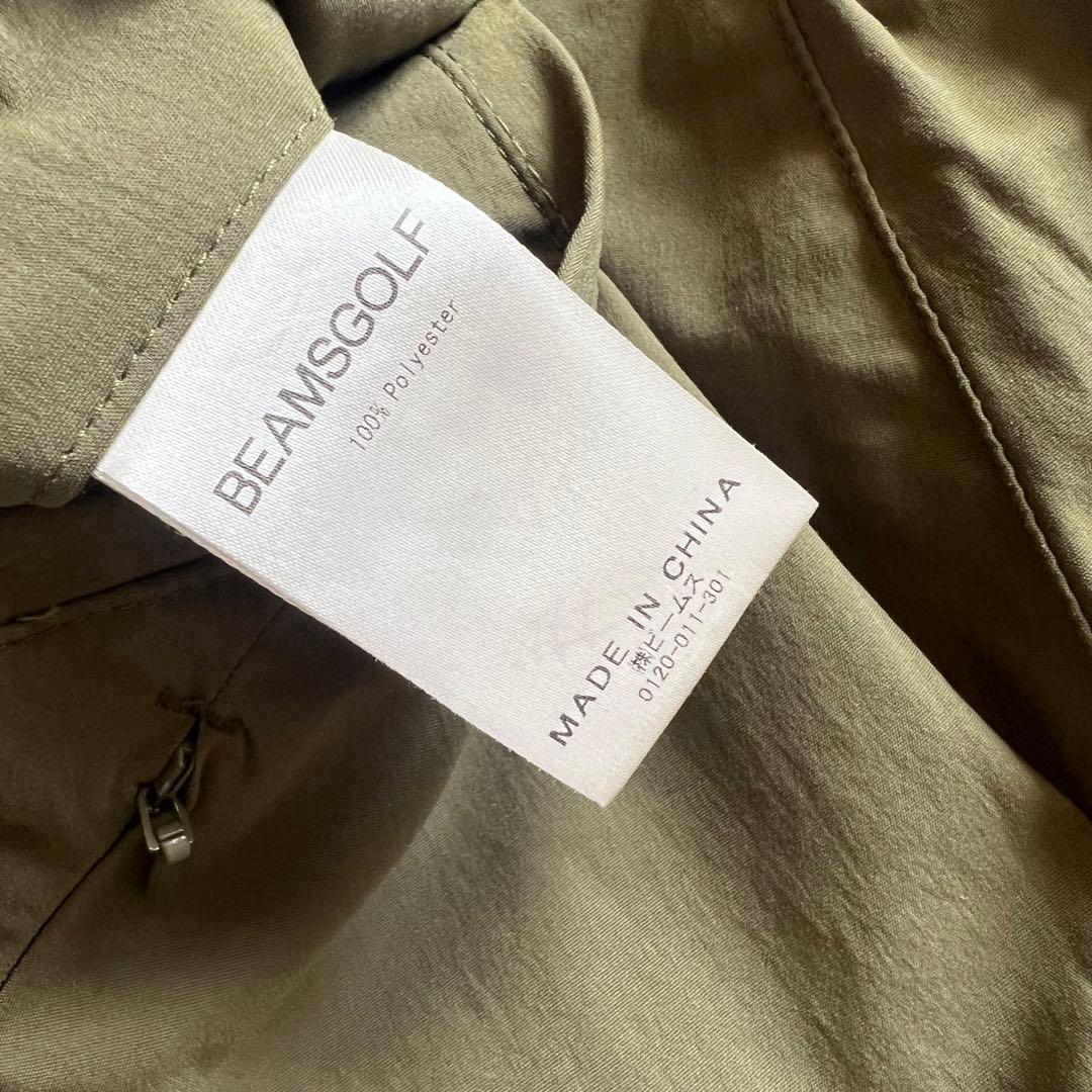 BEAMS GOLF ビームスゴルフ　裾ジップ　ジョガーパンツ　メンズ　カーキ