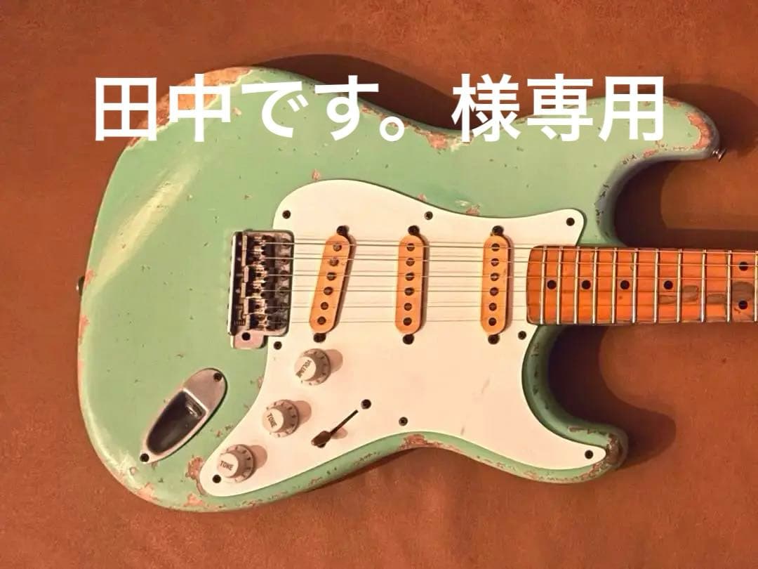 fender JAPAN ストラト レリック サーフグリーン Eシリアル